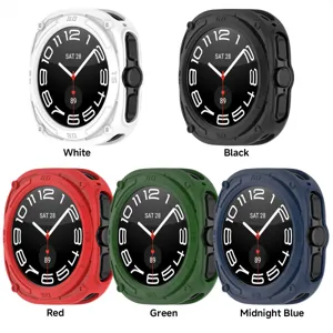 Rugged TPU protective case for Samsung Galaxy Watch Ultra 47mm in five vibrant colors.