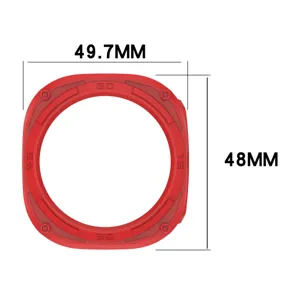 Protective TPU case for Samsung Galaxy Watch Ultra 47mm, shockproof bumper cover red.