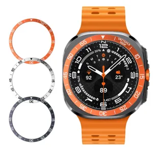 Anneau de Protection de Lunette en Métal Pour Samsung Galaxy Watch Ultra Tachymètre Échelle de Temps Boîtier Couverture Accessoires de Montre de Sport