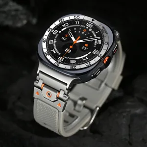 Anneau de protection de lunette en métal pour montre intelligente style robuste accessoire