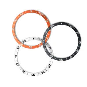 Bague de protection de lunette de montre en métal pour accessoire de décoration 3pcs