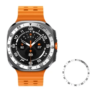 Anneau de lunette en acier inoxydable pour Samsung Galaxy Watch Ultra 47mm accessoire de protection