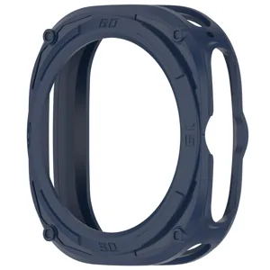 Rugged protective watch case detail view, durable TPU material, precision molded scale markings.