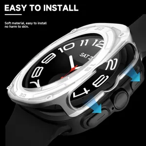 Protective case for Samsung Watch Ultra 47mm TPU bumper cover shockproof rugged armor shield