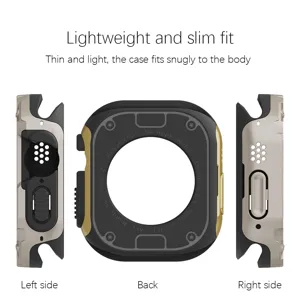 Schutzhuelle fuer Apple Watch robuster PC TPU Armor stossfester Cover dualer Aufbau