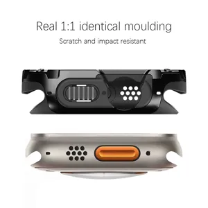 Robuste PC TPU 2-in-1 Schutzhülle kompatibel mit Apple Watch, kratzfest und passgenau.