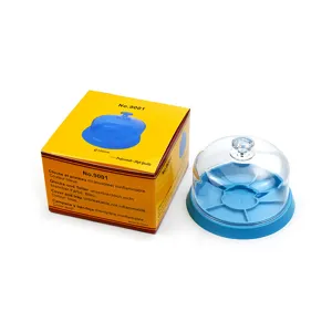 Copertura antipolvere per movimento di orologio con cupola in plastica trasparente e scatola