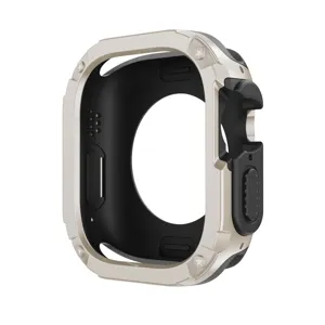 Robustes PC TPU Schutzgehäuse für Apple Watch, stoßfeste Rüstungs Bumper Hülle.