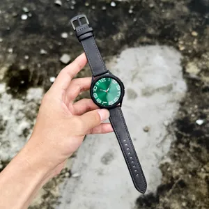 Cinturino per orologio in pelle universale per Samsung Watch 6 e Huawei GT4, 20mm 22mm.