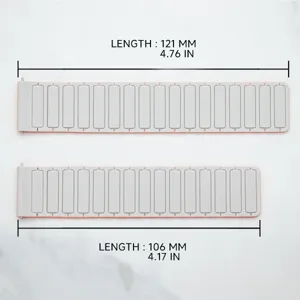 Vervanging magnetische siliconen horlogeband voor smartwatch, plat uiteinde sport band.
