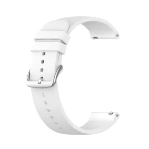 Universal Silicone Watch Band Replacement Strap Smooth Round Tail Wristband Compatible With Smart Watch