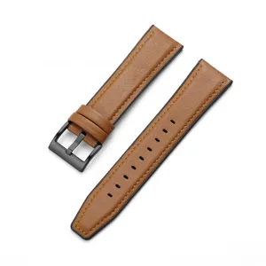 Vervanging lederen horlogeband 20mm 22mm bruin quick release horlogeband voor heren en dames