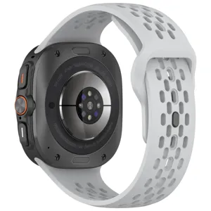 Samsung Galaxy Watch Ultra replacement silicone strap breathable sports band accessory
