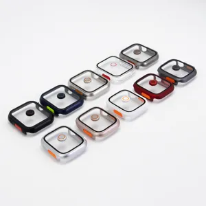 Custodia rigida PC vetro temperato per Apple Watch stile Ultra copertura protettiva