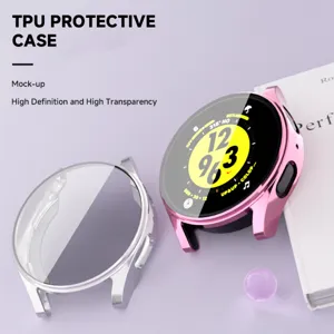 Funda protectora de TPU para Samsung Galaxy Watch, carcasa suave de alta transparencia.