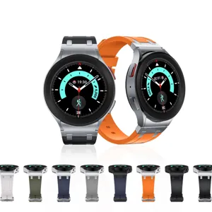 Cinturino Di Ricambio Per Smartwatch In Silicone Liquido Con Custodia Protettiva Compatibile Con Accessori Orologio