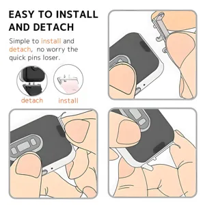 Samsung Galaxy Fit3 horloge connector roestvrij staal snelsluiting pennen installatiedetails