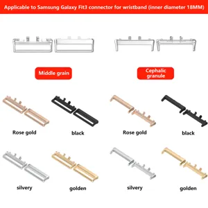 Roestvrijstalen Horlogeband Connector Schakels Adapter Voor Smartwatch Metalen Band Vervangende Onderdelen