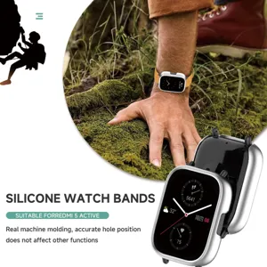 Siliconen horlogeband beschermhoes hoesje compatibel met Redmi Watch 5 Active detail