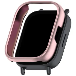 Gedetailleerd overzicht van de pc-beschermhoes voor Redmi Watch 5 Active, roségoud.