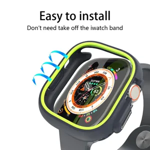 Προστατευτική θήκη smartwatch, δίχρωμο TPU και PC προφυλακτήρας, εύκολη εγκατάσταση.