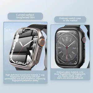 Σκληρή θήκη PC σε στυλ Ultra για Apple Watch S10 με ενσωματωμένο προστατευτικό τζάμι
