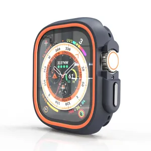 Θήκη προστασίας TPU PC για Apple Watch Ultra, δίχρωμο bumper κέλυφος αντικραδασμικό.