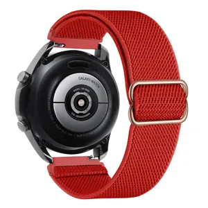 Cinturino per orologio in nylon elastico regolabile di ricambio per Samsung Galaxy.