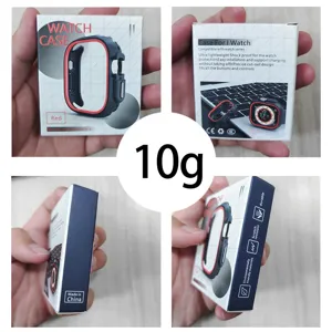 Δίχρωμη θήκη προστασίας TPU PC για Apple Watch 10 Ultra κέλυφος ρολογιού αντικραδασμική