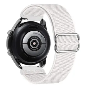 Cinturino per orologio elastico in nylon regolabile di ricambio compatibile con Galaxy smartwatch.