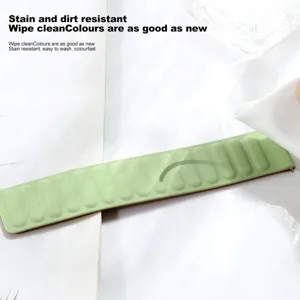 Silicone magnetic watch band detail shot, wave texture replacement strap for Samsung Galaxy Watch.