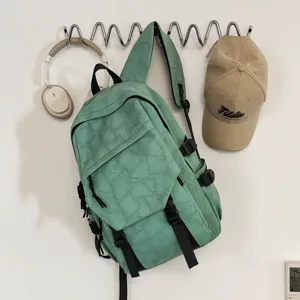 Stilvoller koreanischer Freizeitreucksack mit grossem Fassungsvermoegen fuer Studenten