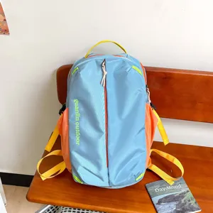 Casual σακίδιο πλάτης color-block για φοιτητές και υπαίθρια ταξίδια μεγάλη χωρητικότητα.
