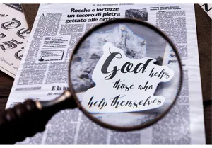 Decorative sticker featuring an inspirational English quote, perfect for DIY journaling.