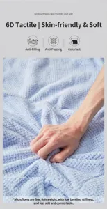 Quick-drying pet bath towel, ultra-fine fiber absorbent dog bathrobe detail view.