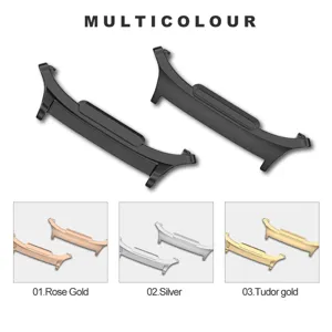 Detailansicht des Metallarmband-Verbindungsadapters, speziell entwickelt für Samsung Watch Ultra.