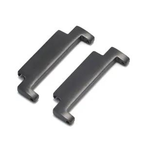 Universal quick-release stainless steel watch band connector adapter for smartwatches.