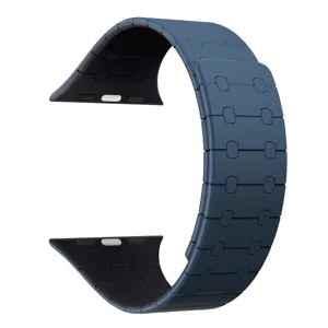 Bracelet de montre en silicone magnétique de remplacement compatible Apple Watch Ultra SE.