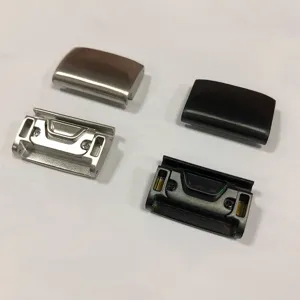 Metal quick release watch band adapter connectors and spare parts detail display view