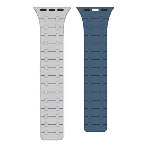 Bracelet de montre en silicone compatible avec Apple Watch Ultra SE Series 8 7