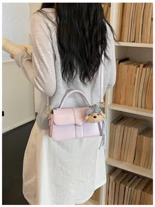 Koreanischer Stil schicke modische Handtasche Pendler Umhaengetasche kleine Tasche