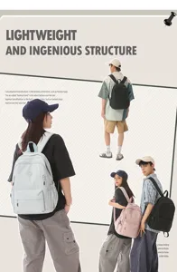 Stylish casual commuter backpack with large capacity for women, perfect for daily wear.