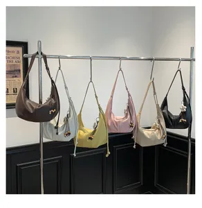 Damen Mode Hobo Schultertasche weiches Leder Umhängetasche lässig stylish Beutel Tasche