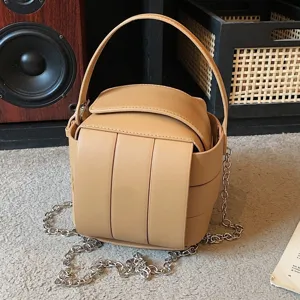 Nischen Designer Würfel Umhängetasche Für Damen Sommer Trendige Vielseitige Kette Schultertasche Kontrast Handtasche