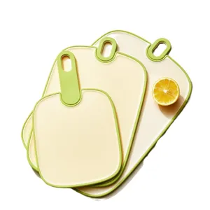 Ensemble de planches à découper de cuisine en plastique, portables multi-tailles, vue principale.