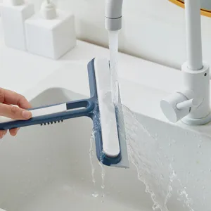 Haushalts Glasreiniger Fensterwischer Abzieher mit Schwamm für einfache Fensterreinigung.
