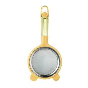 Ultra-fine kitchen food mesh strainer filter spoon for soy milk juice separating tool