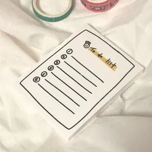 Korean Cute To Do List Sticky Notes Creative Cartoon Memo Pad Student Office Stationery Planning Notepad