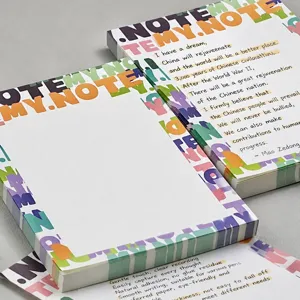 Ins Style Graffiti Memo Pad Tearable Thick Paper Sticky Note Pad Cute Student Stationery Office Writing Pad