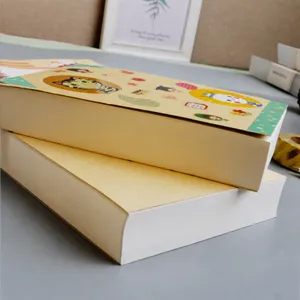 Thick kraft paper notebook for students drafting sketching and note taking with blank pages